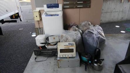 静岡県富士市不用品回収前画像