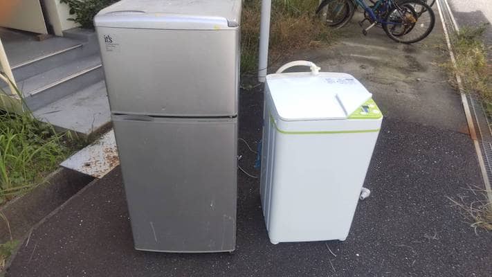 冷蔵庫回収前