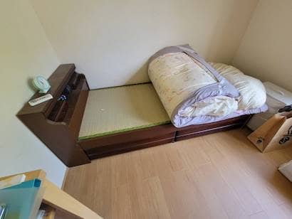 京都府宇治市周辺のA様 – ベッドフレームの回収事例